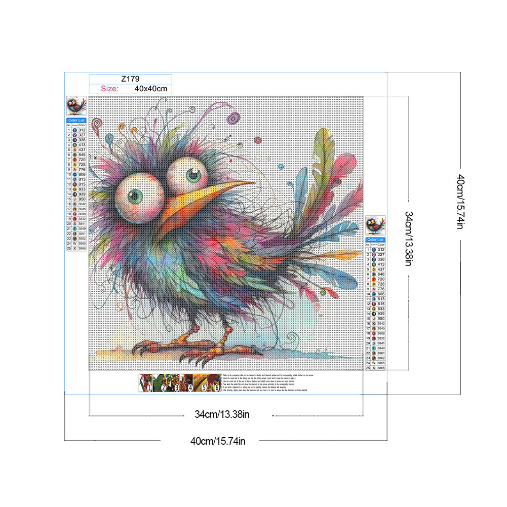 Diamond Painting - Full Round - Bird (40*40CM)