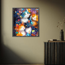 Load image into Gallery viewer, Diamond Painting - Full Round - Cat (45*50CM)
