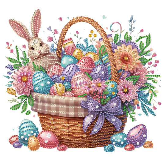 Diamond Painting - Partial Special Shaped - Easter Eggs (30*30CM)