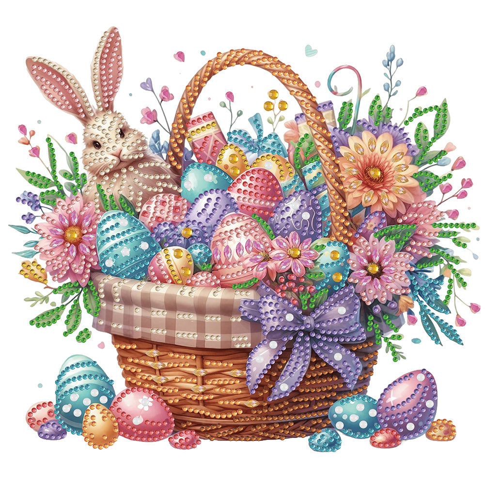 Diamond Painting - Partial Special Shaped - Easter Eggs (30*30CM)