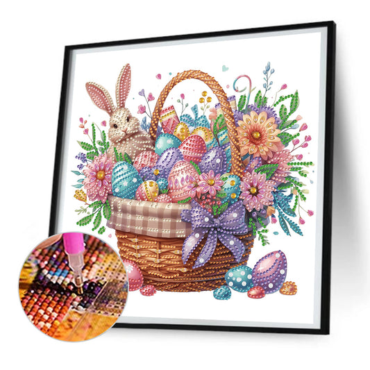 Diamond Painting - Partial Special Shaped - Easter Eggs (30*30CM)