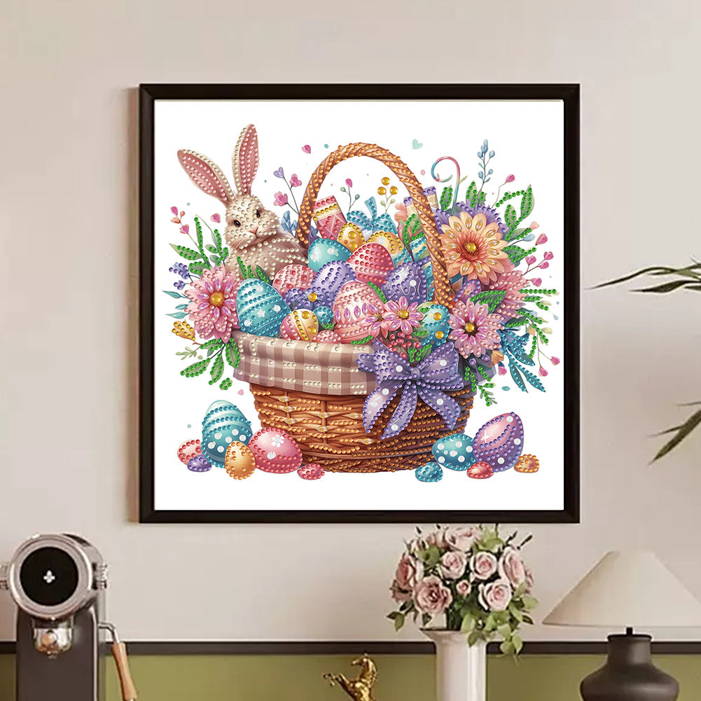 Diamond Painting - Partial Special Shaped - Easter Eggs (30*30CM)