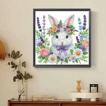 Load image into Gallery viewer, Diamond Painting - Partial Special Shaped - Easter Bunny (30*30CM)

