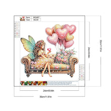 Load image into Gallery viewer, Diamond Painting - Partial Special Shaped - Butterfly Elves And Balloons (30*30CM)
