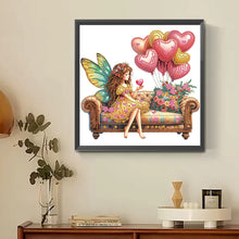 Load image into Gallery viewer, Diamond Painting - Partial Special Shaped - Butterfly Elves And Balloons (30*30CM)
