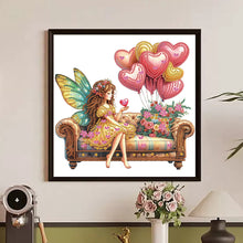 Load image into Gallery viewer, Diamond Painting - Partial Special Shaped - Butterfly Elves And Balloons (30*30CM)
