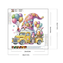 Load image into Gallery viewer, Diamond Painting - Partial Special Shaped - Easter Gnome (30*30CM)
