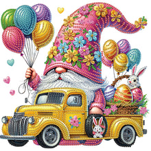 Load image into Gallery viewer, Diamond Painting - Partial Special Shaped - Easter Gnome (30*30CM)
