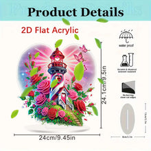 Load image into Gallery viewer, Acrylic Special Shape Rose Lighthouse Diamond Painting Desktop Ornaments
