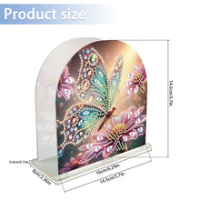Load image into Gallery viewer, Acrylic Butterfly Diamond Painting Napkin Rack Decor for Home Office Decor
