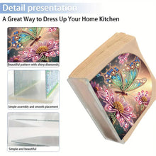 Load image into Gallery viewer, Acrylic Butterfly Diamond Painting Napkin Rack Decor for Home Office Decor

