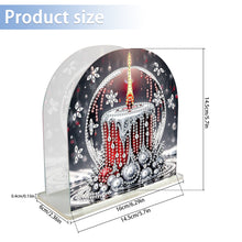 Load image into Gallery viewer, Acrylic Candle Diamond Painting Napkin Rack Decor for Home Office Decor
