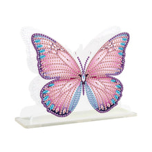 Load image into Gallery viewer, Acrylic Butterfly Diamond Painting Napkin Rack Decor for Home Office Decor
