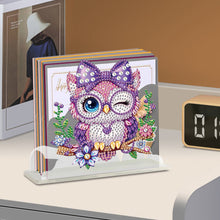 Load image into Gallery viewer, Acrylic Owl DIY Diamond Painting Napkin Rack Decor for Home Office Decor
