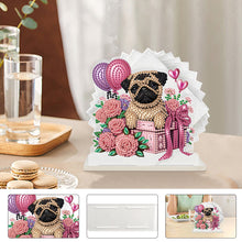 Load image into Gallery viewer, Acrylic Puppy Gift Diamond Painting Napkin Rack Decor for Home Office Decor
