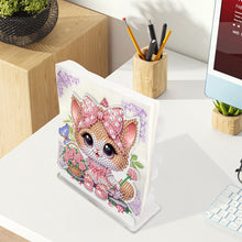 Load image into Gallery viewer, Acrylic Cat Diamond Painting Napkin Rack Decor for Home Office Decor
