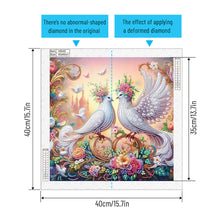Load image into Gallery viewer, Diamond Painting - Partial Special Shaped - Dove (40*40CM)
