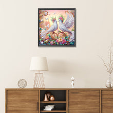 Load image into Gallery viewer, Diamond Painting - Partial Special Shaped - Dove (40*40CM)
