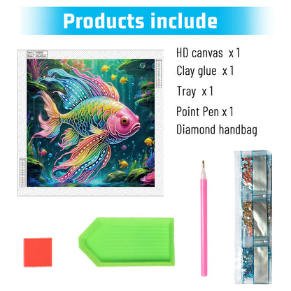 Diamond Painting - Partial Special Shaped - Fish (40*40CM)