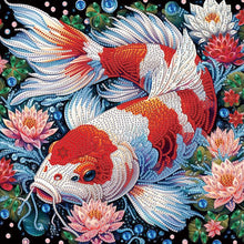 Load image into Gallery viewer, Diamond Painting - Partial Special Shaped - Fish (40*40CM)
