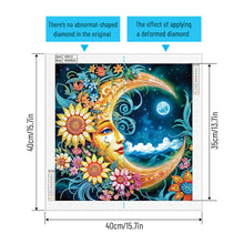 Load image into Gallery viewer, Diamond Painting - Partial Special Shaped - Sun And Moon Faces (40*40CM)
