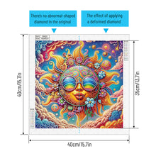 Load image into Gallery viewer, Diamond Painting - Partial Special Shaped - Sun And Moon Faces (40*40CM)
