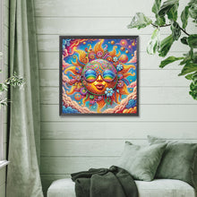 Load image into Gallery viewer, Diamond Painting - Partial Special Shaped - Sun And Moon Faces (40*40CM)
