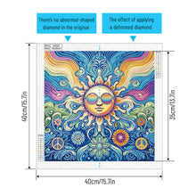 Load image into Gallery viewer, Diamond Painting - Partial Special Shaped - Sun And Moon Faces (40*40CM)
