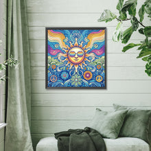 Load image into Gallery viewer, Diamond Painting - Partial Special Shaped - Sun And Moon Faces (40*40CM)
