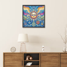 Load image into Gallery viewer, Diamond Painting - Partial Special Shaped - Sun And Moon Faces (40*40CM)
