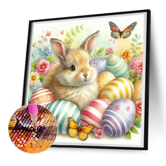 Diamond Painting - Full Round - Easter Egg Bunny (30*30CM)