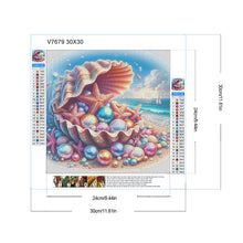 Load image into Gallery viewer, Diamond Painting - Full Round - Shell Starfish Pearl (30*30CM)
