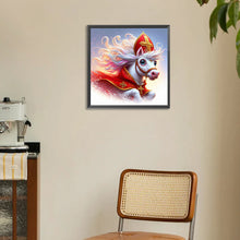 Load image into Gallery viewer, Diamond Painting - Full Round - Reverend White Horse (30*30CM)
