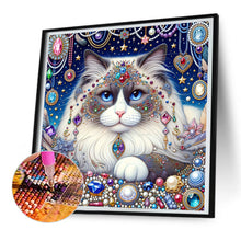 Load image into Gallery viewer, Diamond Painting - Full Round - Jewelry Cat (30*30CM)
