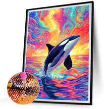 Load image into Gallery viewer, Diamond Painting - Full Round - Sunset Whale (30*40CM)
