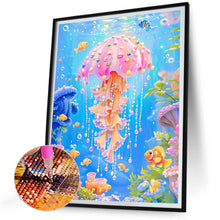Load image into Gallery viewer, Diamond Painting - Full Round - Jellyfish in the Sea (30*40CM)
