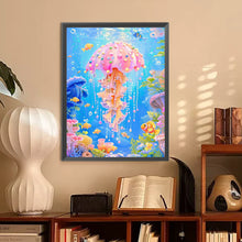 Load image into Gallery viewer, Diamond Painting - Full Round - Jellyfish in the Sea (30*40CM)
