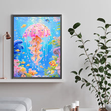 Load image into Gallery viewer, Diamond Painting - Full Round - Jellyfish in the Sea (30*40CM)
