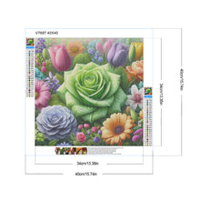 Load image into Gallery viewer, Diamond Painting - Full Round - Tulip Rose Sunflower (40*40CM)
