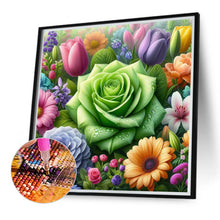 Load image into Gallery viewer, Diamond Painting - Full Round - Tulip Rose Sunflower (40*40CM)
