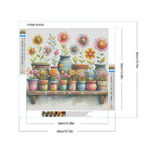 Load image into Gallery viewer, Diamond Painting - Full Round - Simple flowers (40*40CM)

