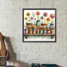 Load image into Gallery viewer, Diamond Painting - Full Round - Simple flowers (40*40CM)
