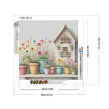Load image into Gallery viewer, Diamond Painting - Full Round - Simple vase flowers (40*40CM)
