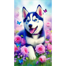 Load image into Gallery viewer, Diamond Painting - Full Round - Husky (40*70CM)
