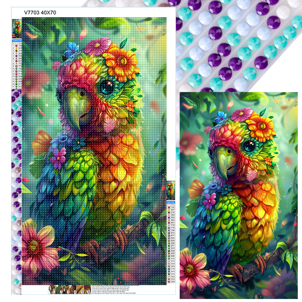 Diamond Painting - Full Round - Parrot (40*70CM)