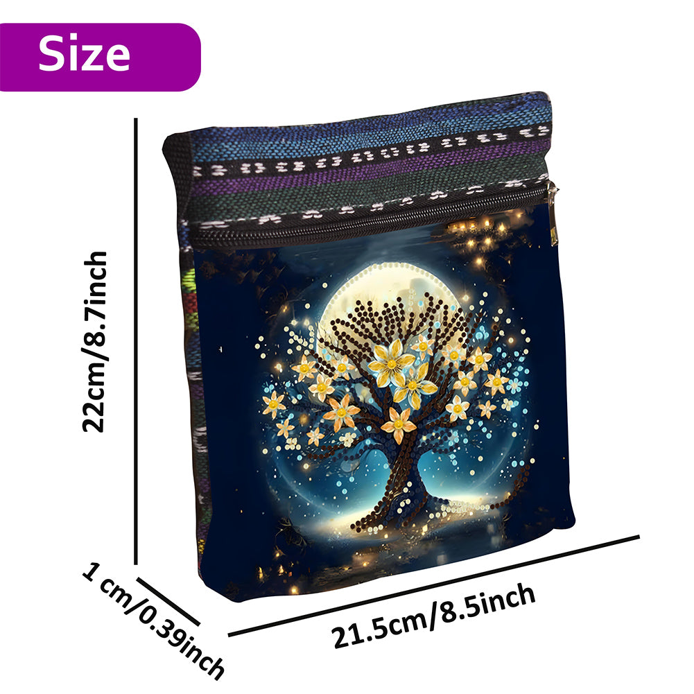Bucket Calf Diamond Painting Shopping Bag Diamond Art Shoulder Bag Commuting Bag