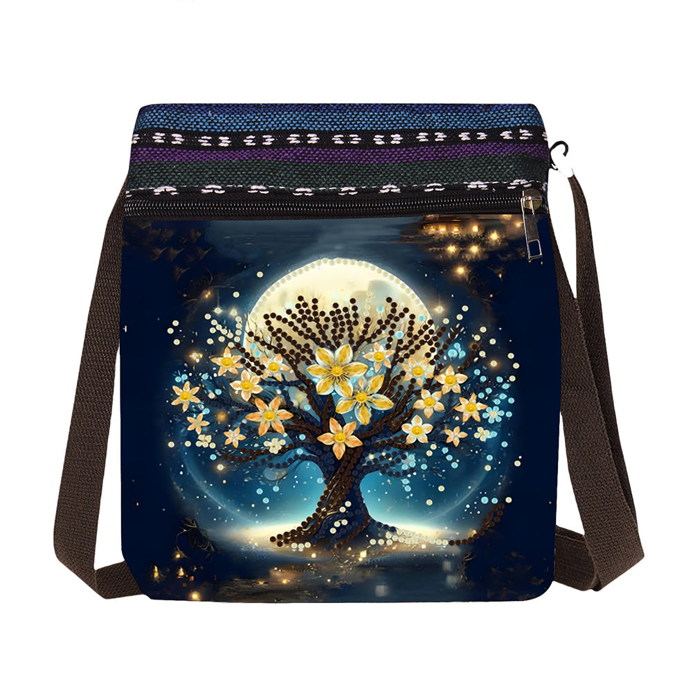 Bucket Calf Diamond Painting Shopping Bag Diamond Art Shoulder Bag Commuting Bag