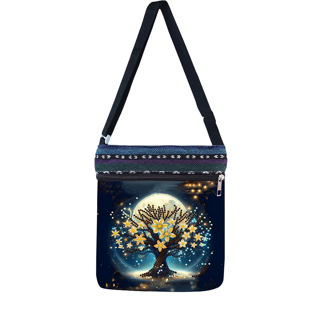 Bucket Calf Diamond Painting Shopping Bag Diamond Art Shoulder Bag Commuting Bag