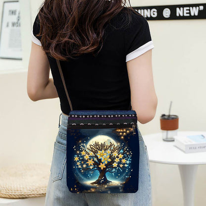 Bucket Calf Diamond Painting Shopping Bag Diamond Art Shoulder Bag Commuting Bag