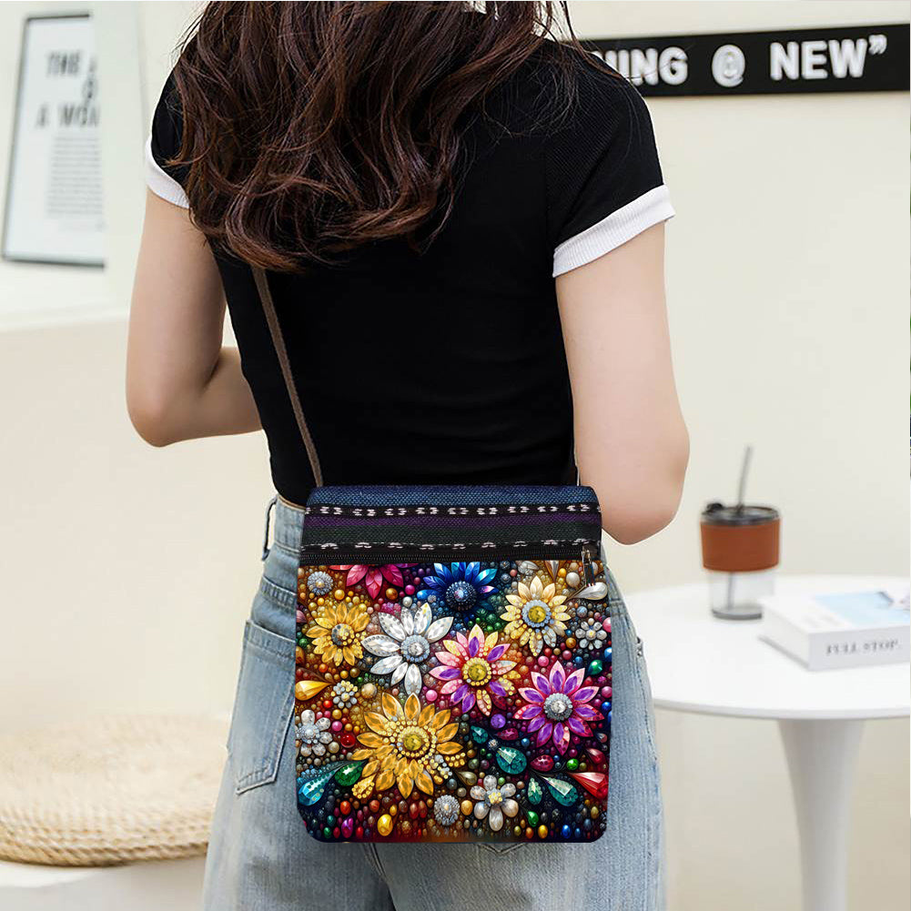 Bucket Calf Diamond Painting Shopping Bag Diamond Art Shoulder Bag Commuting Bag